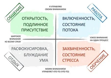 4 качества внимания