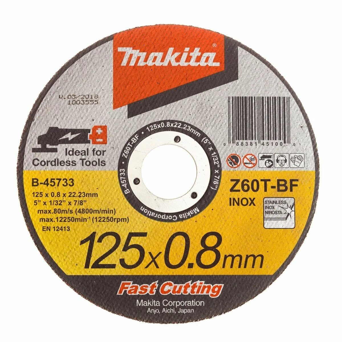 Круг отрезной по металлу и нержавеющей стали. Makita b45733 отрезной диск. круг отрезной makita 125 по металлу. круг отрезной 125 0.8. диск отрезной по нержавейке 305 мм.