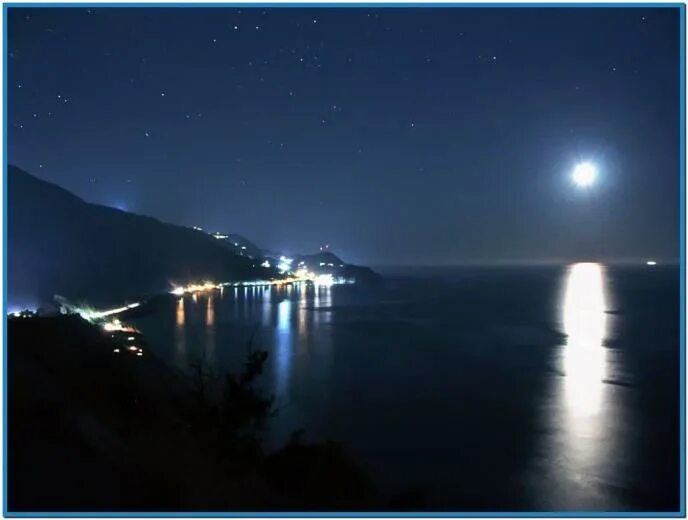 Лунной ночью впр 6 класс. Японское море ночью. ночь луна море. балтийское море ночью. луна звезды море.