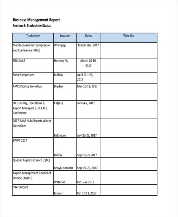 Monthly Management Report. Business Report example. Management report