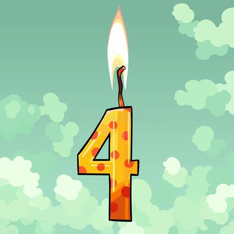 свечка 4 года. свечи для торта с цветным пламенем. свечки 4 года. торт со свечками.