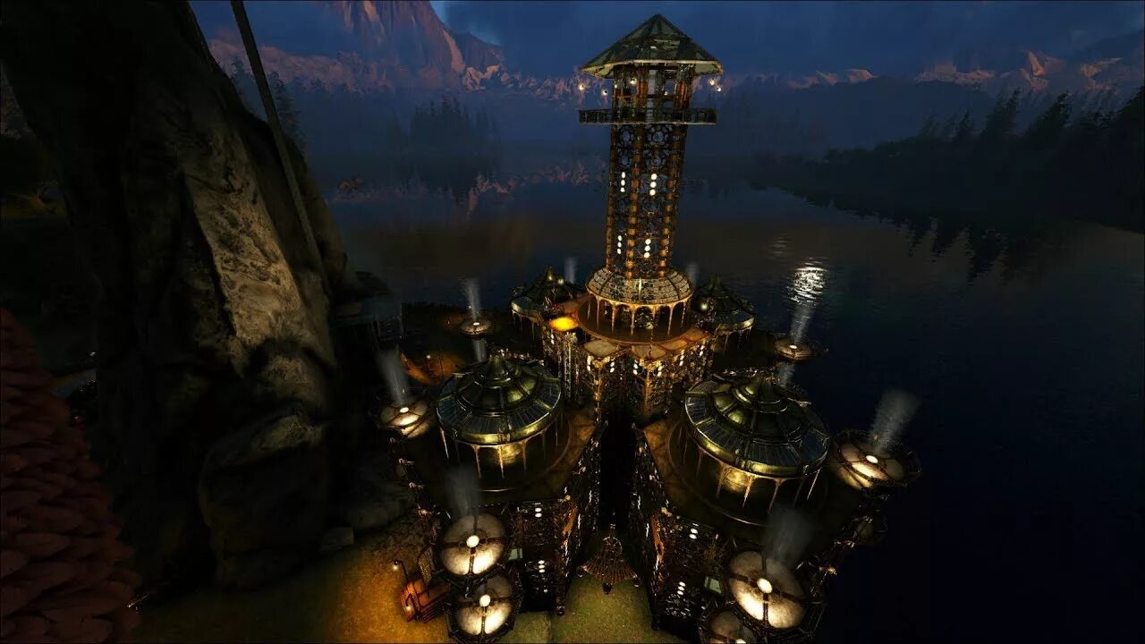 Structure ark. Арк база пирамида. красивые базы в арк. ark база в стиле стимпанк. арк топовые дома.