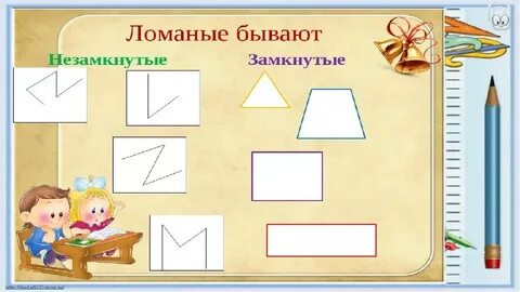 Урок математики 1 класс многоугольники