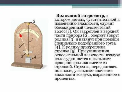 Волосяной гигрометр