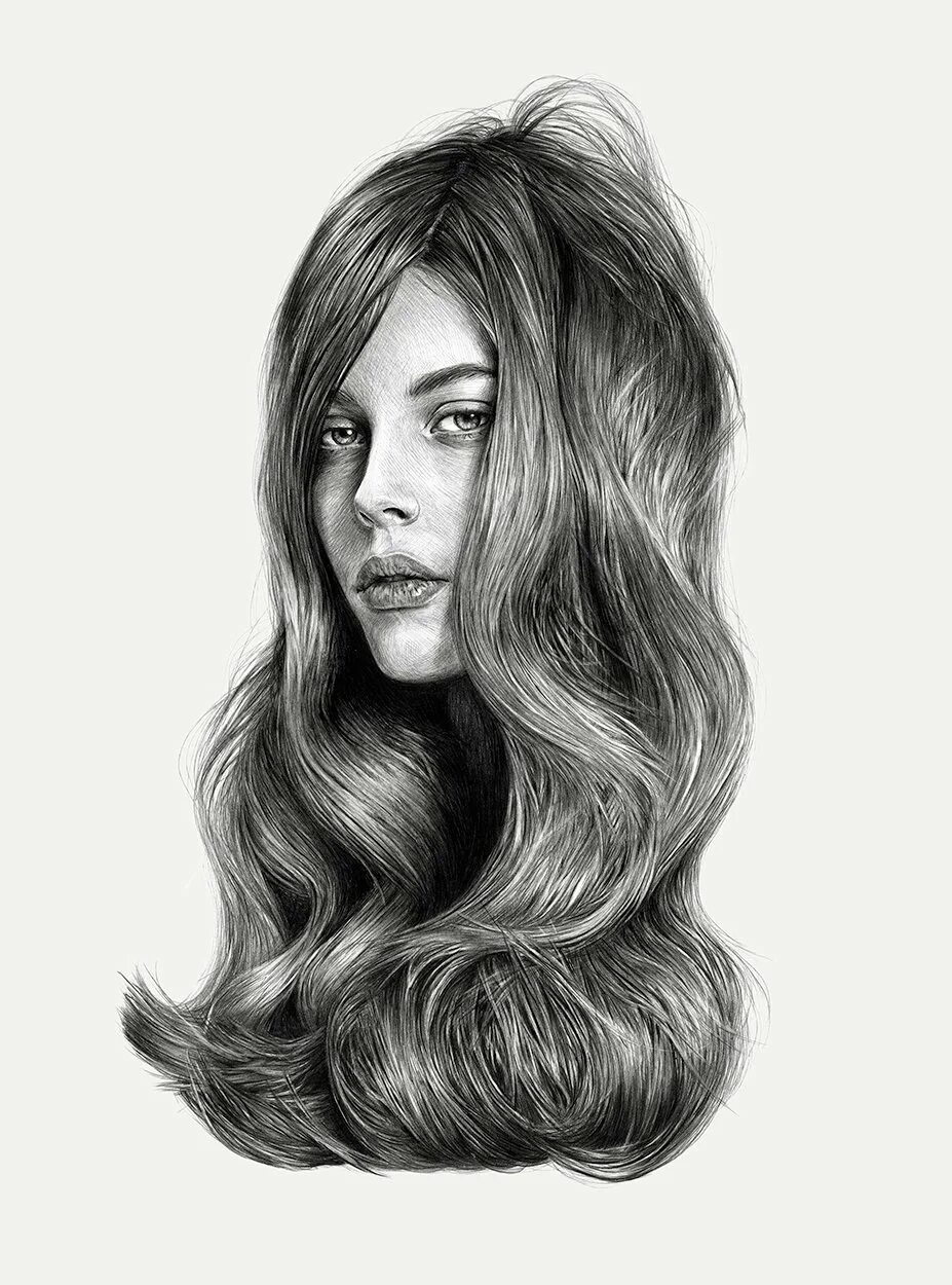 Красивые рисунки волос. Волосы карандашом. Длинные волосы карандашом. Реалистичные волосы карандашом. Рисунок девушки.