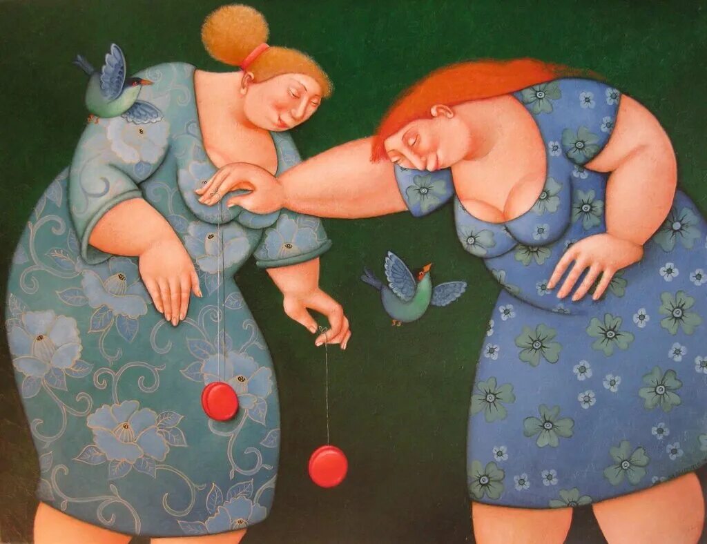 картины французской художницы жанны лориоз. габи фреш plus size. шоу толстушки в костюмах.