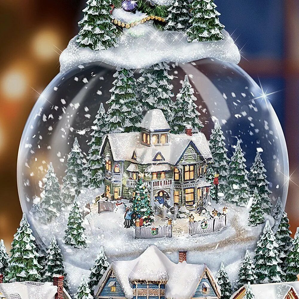 Шар падающий снег. Thomas Kinkade снежный шар. Стеклянный снежный шар Thomas Kinkade. Snowglobe Thomas Kinkade Victorian Village.