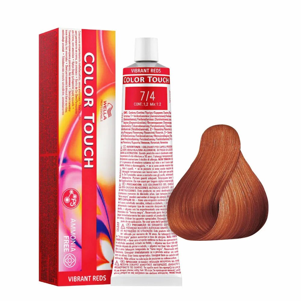 Колор тач 7. Wella color touch рыжий. велла 8/43. колор тач 8/43. wella color touch 6/4.