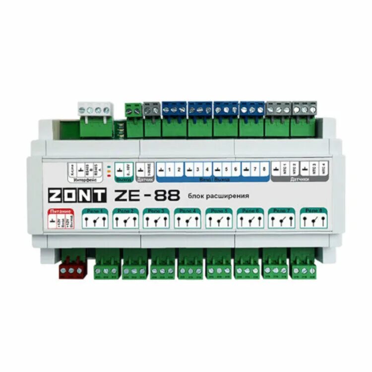 Блок расширения ze-88 для контроллеров. Контроллер Zont h-2000+. Zont h2000+ Pro. Zont контроллер h2000+ Pro (ml00005559). Блок zont