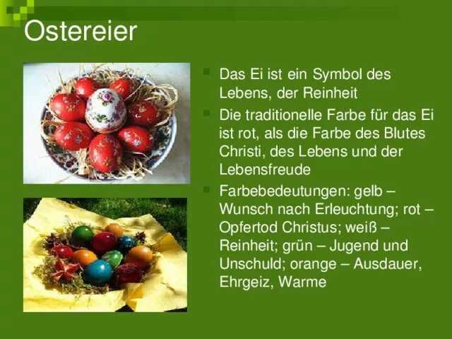 Пасха в россии на английском. Презентация на тему Пасха по немецкому языку. С Пасхой на немецком языке. Пасха в Германии презентация. Проект по немецкому на тему Пасха.