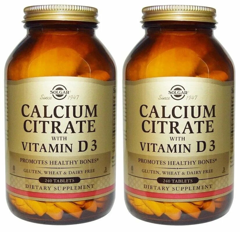 Calcium citrate d3 solgar