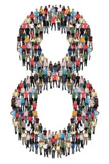 8 people