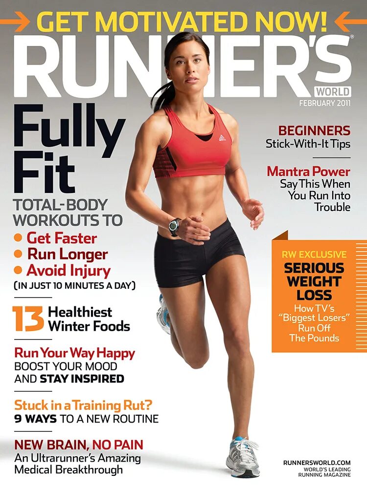 Runner's World Magazine. Running World. Коры для фитнеса. The Runner.