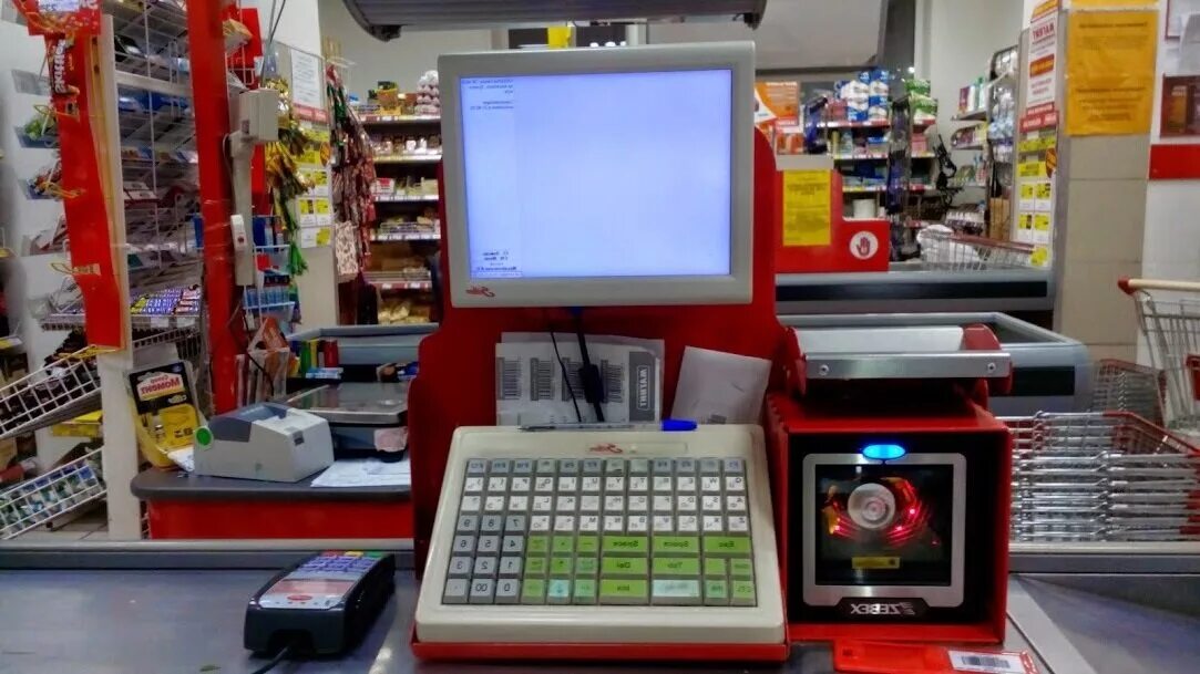 Как пользоваться кассой самообслуживания в магните. Касса в магазине