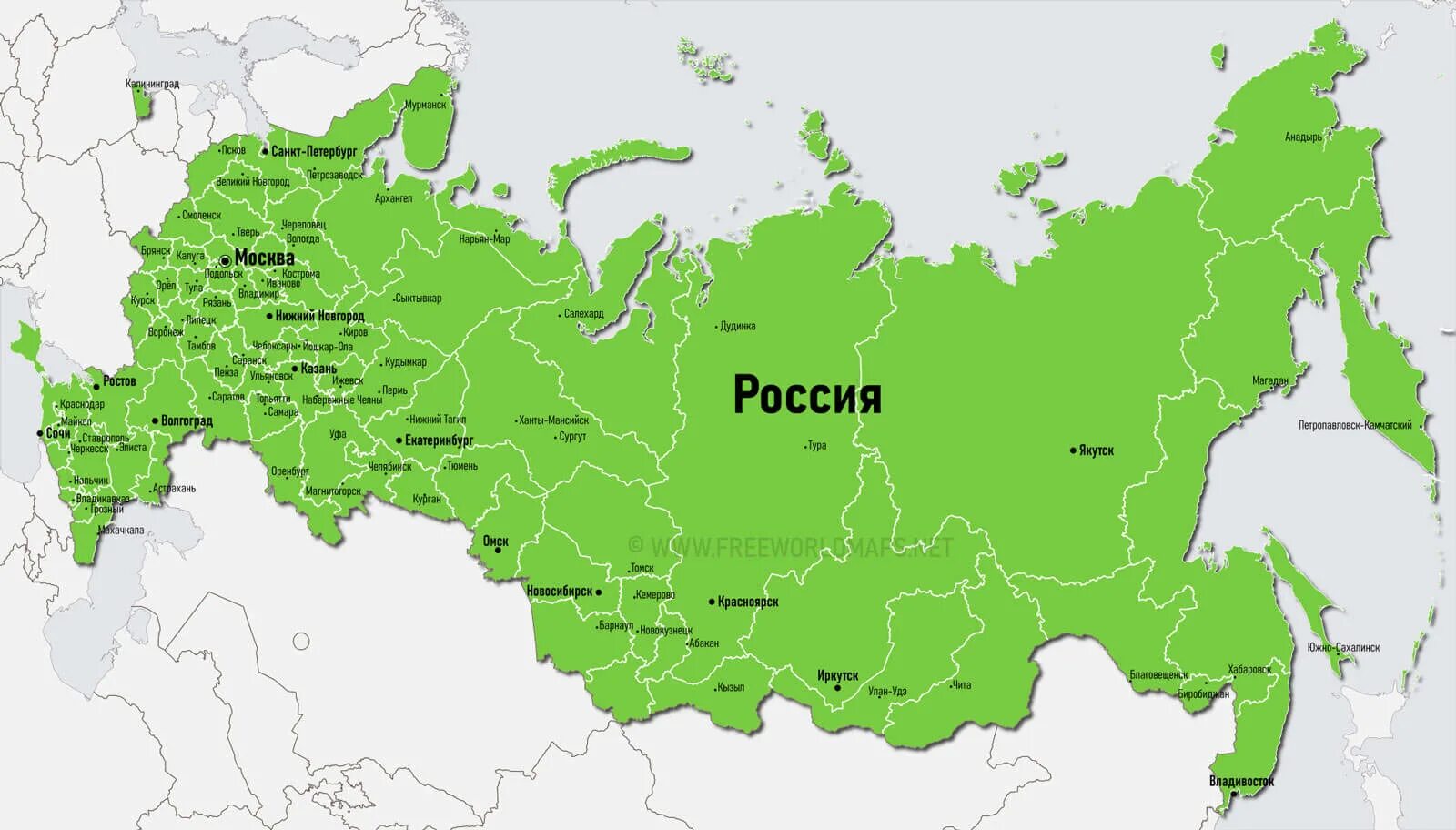 Какие города в аренде. Города России на карте России. Крупные города России на карте России. Новосибирск на карте России. Новая карта РФ.