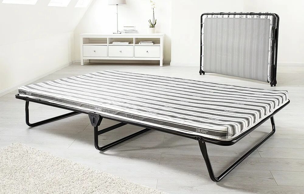 Раскладушка с матрасом фолдинг (90x200) т. Кровати для гостей раскладные. Кровать раскладная двуспальная. Временная кровать. Easy кровати