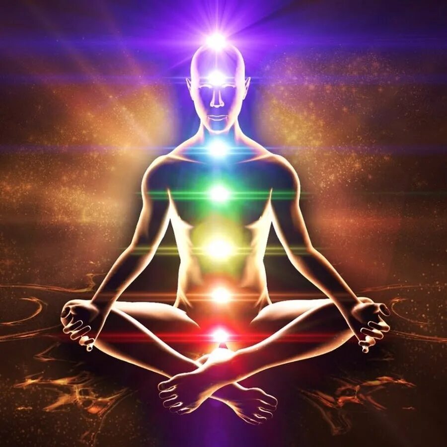 Духовный мастер. Человек в медитации. Йога чакры. Наполнение энергией. Аватар Энергетика.