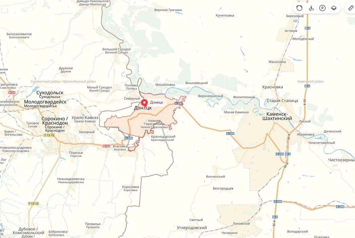 Каменск шахтинский на месяц. Карта Каменска-Шахтинского района Ростовской области.