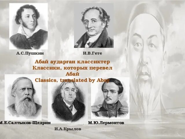 Пушкин и гете отношения. Абай и крылов. гёте и пушкин. лермонтов из гете. песня абая музее гете.