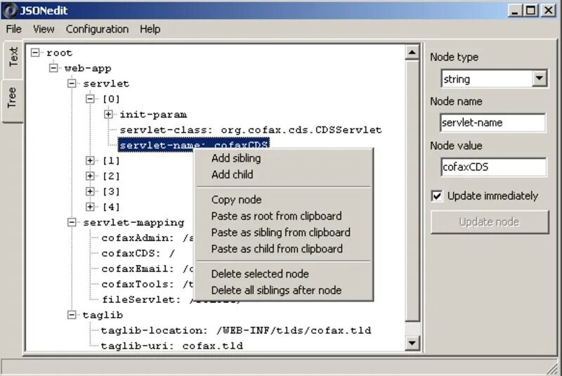 Configuration root