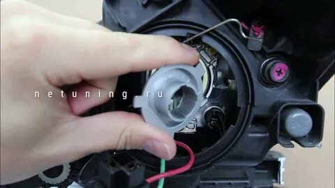 Как установить лампочку h4