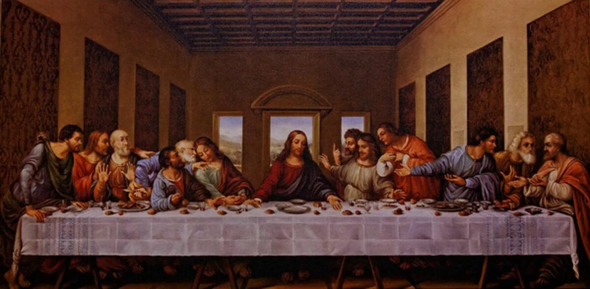 В какой день было тайное вечере. Вечеря Господня картина Леонардо да Винчи. Тайная вечеря Микеланджело. Тайна вечеря Леонардо да Винчи.
