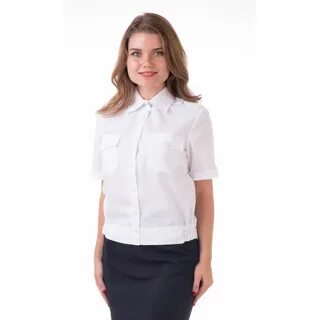 Женские белые форменные рубашки