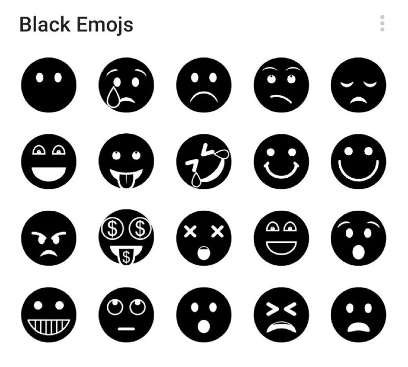 Красивые стикеры чёрный. Черные стикеры эмодзи. Черные эмодзи. Черное сердце эмоджи. Смайлики и сердечки.
