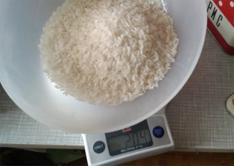 200 грамм вареного риса