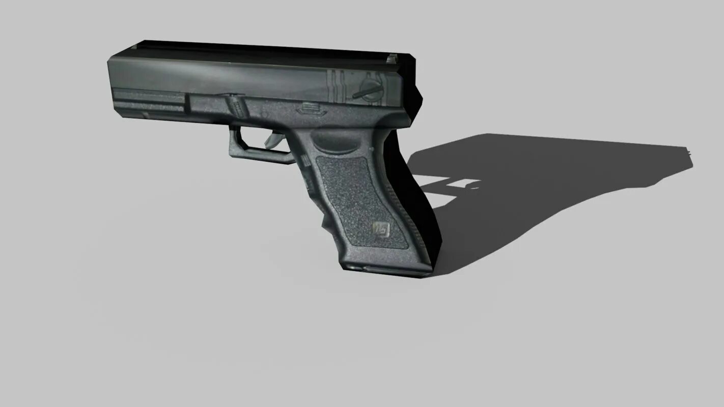 Simple guns. 3d модель пистолета g22. 3д модель пистолета для Blender. 3д модель пистолета Кейда.