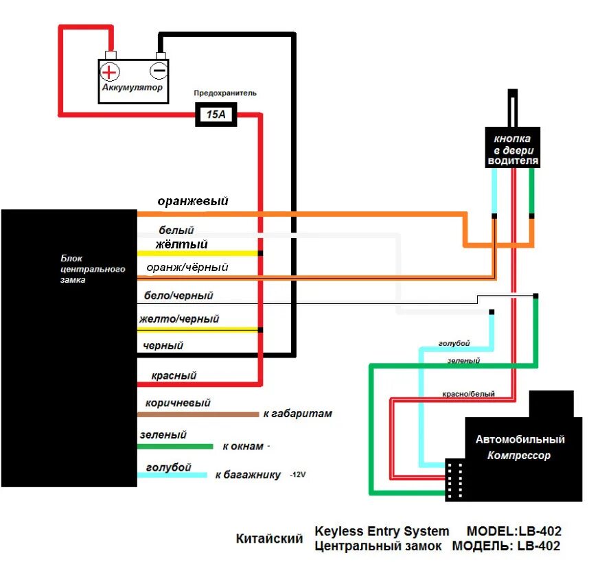 Как привязать центральный замок. Схема подключения дистанционного центрального замка с Китая. Схема подключения китайской сигнализации к центральному замку. Toyota lc100 блок центрального замка. Распиновка китайского центрального замка.