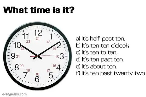 It s half past перевод