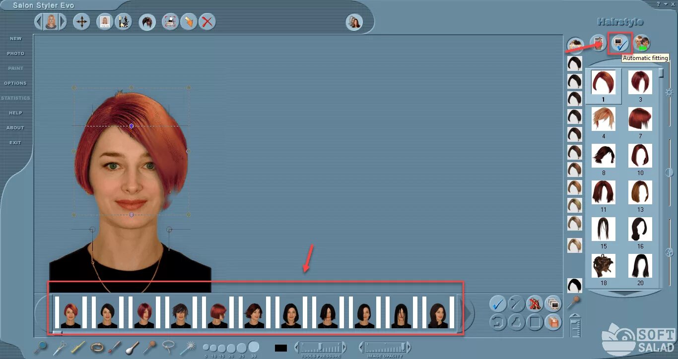 Программа «Salon Styler Pro». Программа для смены причесок. Salon Styler EVO. Редактор волос.