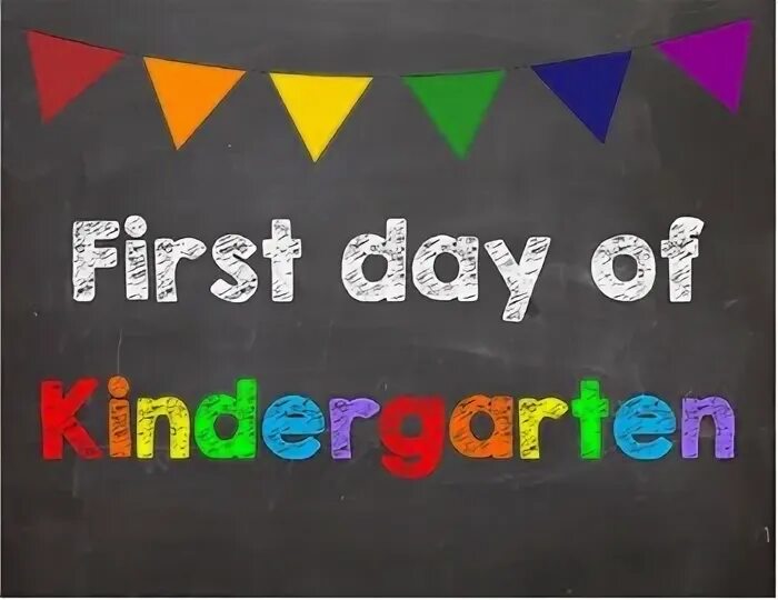 First day of many. First Day Kindergarten. First Day песня.