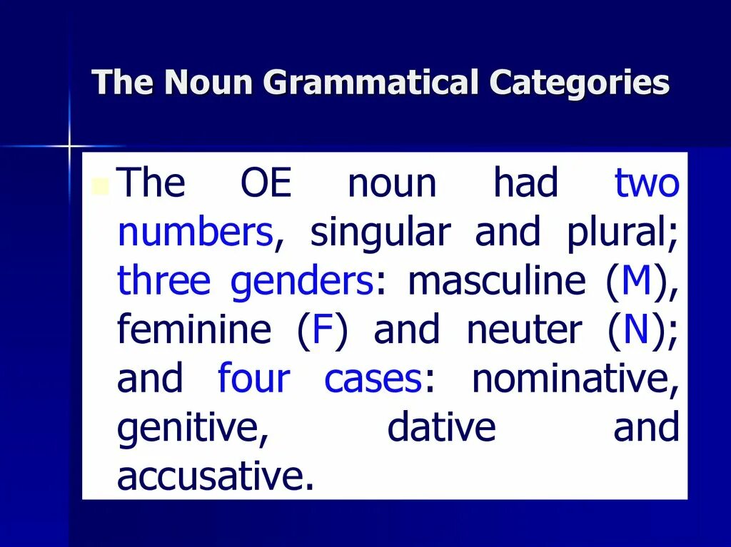 Category of case