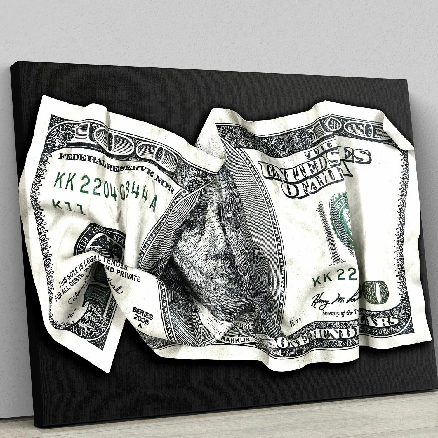 Картина из долларовых купюр. Смятый доллар. Картина "доллар". Картина доллар на стену. 118 долларов в рублях