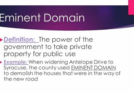 Define domains