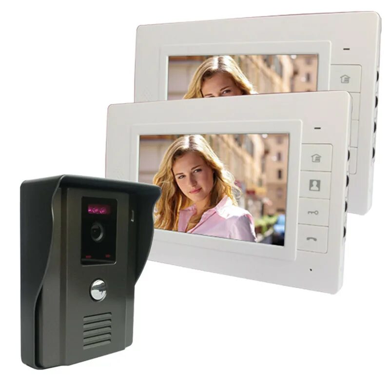 Как выглядит домофон. Видеодомофон altcam vdp71. видеодомофон 7 color tft lcd. видеодомофон цв 7&quot; vdp-h2211 сенсорный ip -/220449/. видеодомофон video door phone.