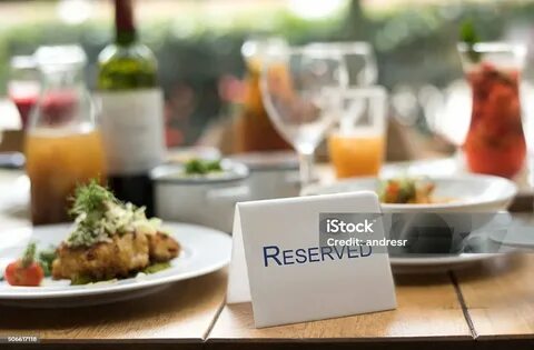 Booking a table in a restaurant