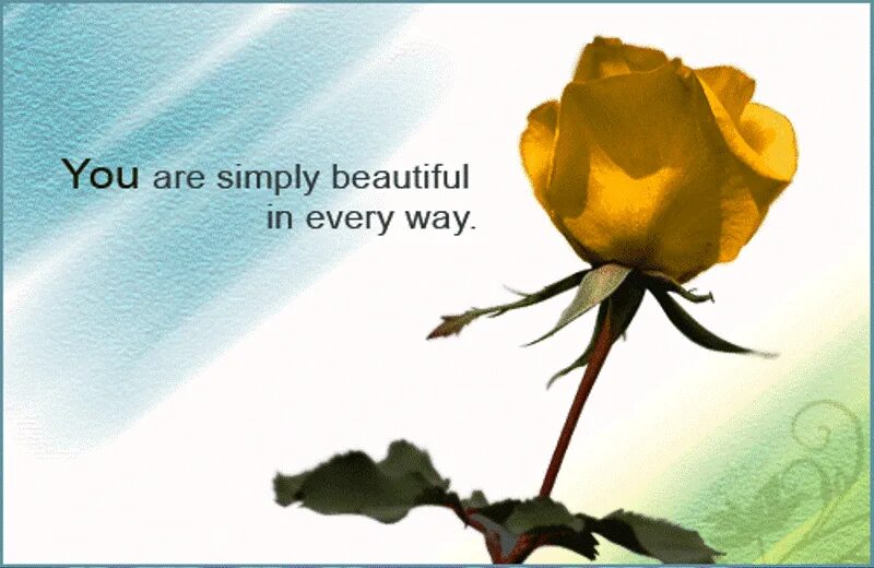 You are beautiful. Be beautiful be you. Simple is beautiful