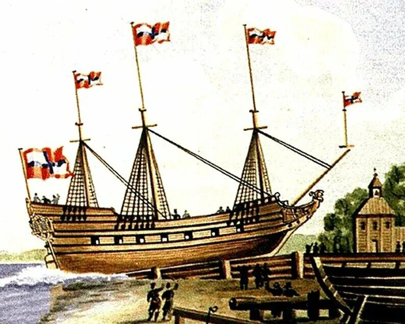 Где был спущен на воду первый русский. Корабль Орел Алексея Михайловича. Корабль “Орел” 1667 год. Первый корабль Петра 1 Орел. Фрегат орёл при Алексее Михайловиче.