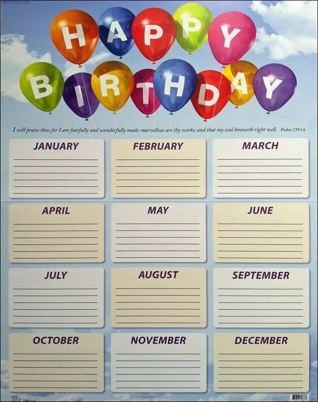 Даты рождения список сотрудников. Календарь дней рождений. Таблица для записи дней рождений. Календарь дней рождений сотрудников. Список день рождений сотрудников шаблон.