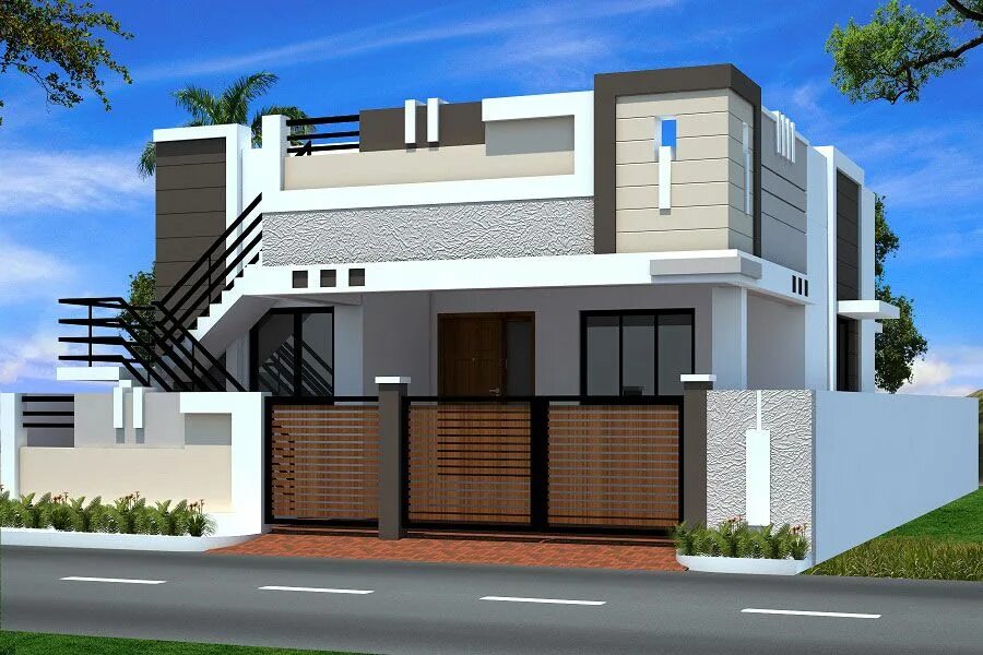 Home single. Модерн дом фронт. floor elevation. a single floor house is a. small house 3 floors.