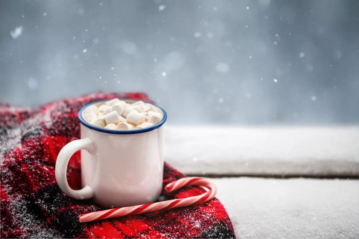 Доброе утро зима. Снежное утро. Зимний кофе. Кофе зимой.