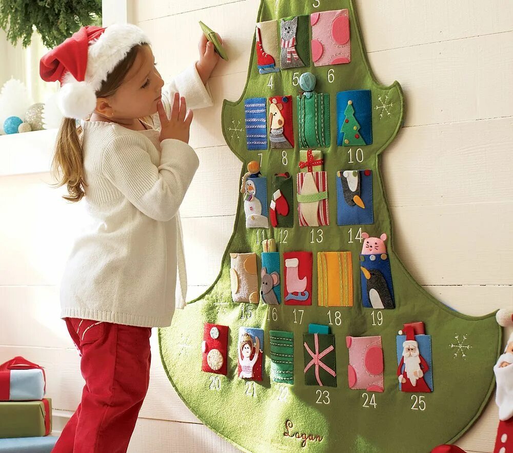 DIY recycled Christmas card advent calendar - Crafty Nest Recycle christmas card