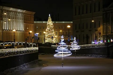 Питер новогодние места
