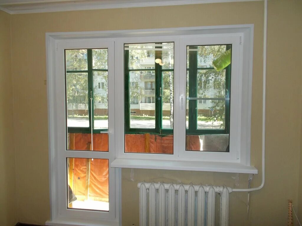 Warm windows. VEKA Softline 70 балконный блок.