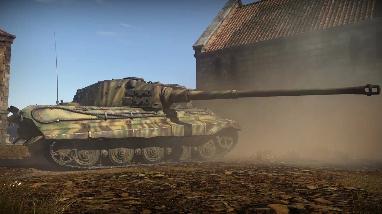 Тайгер 10. Tiger II 10.5 cm. Тигр 2 танк вар Тандер.