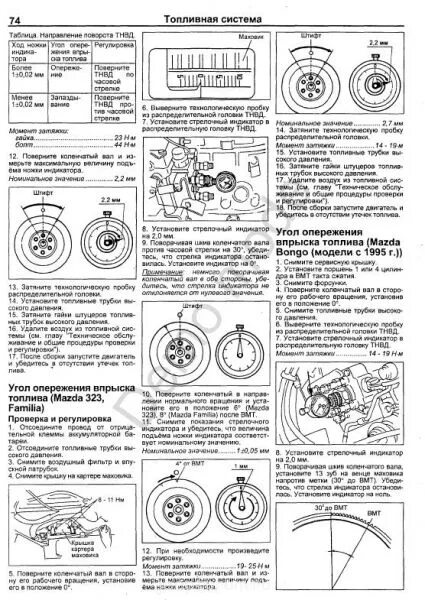 Как выставить тнвд. Мазда двигатель wl-t метки грм. тнвд r2 mazda bongo схема. мазда бт 50 метки тнвд дизель 2.5. тнвд мазда wl-t схема.