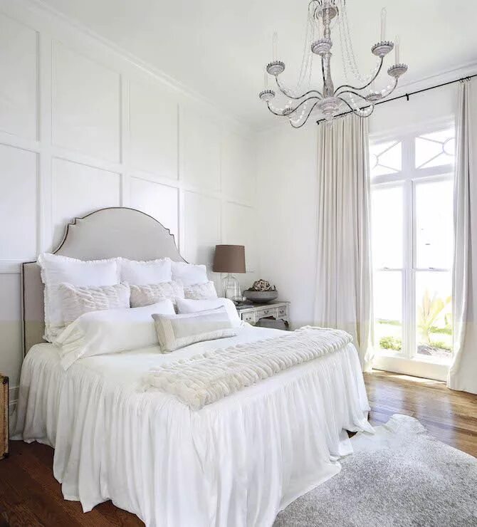 Elegant Bedroom interior, Bedroom design, White room decor